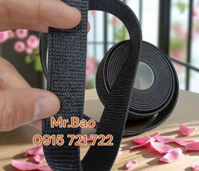 Đai xù co giãn- Elastic velcro Loop